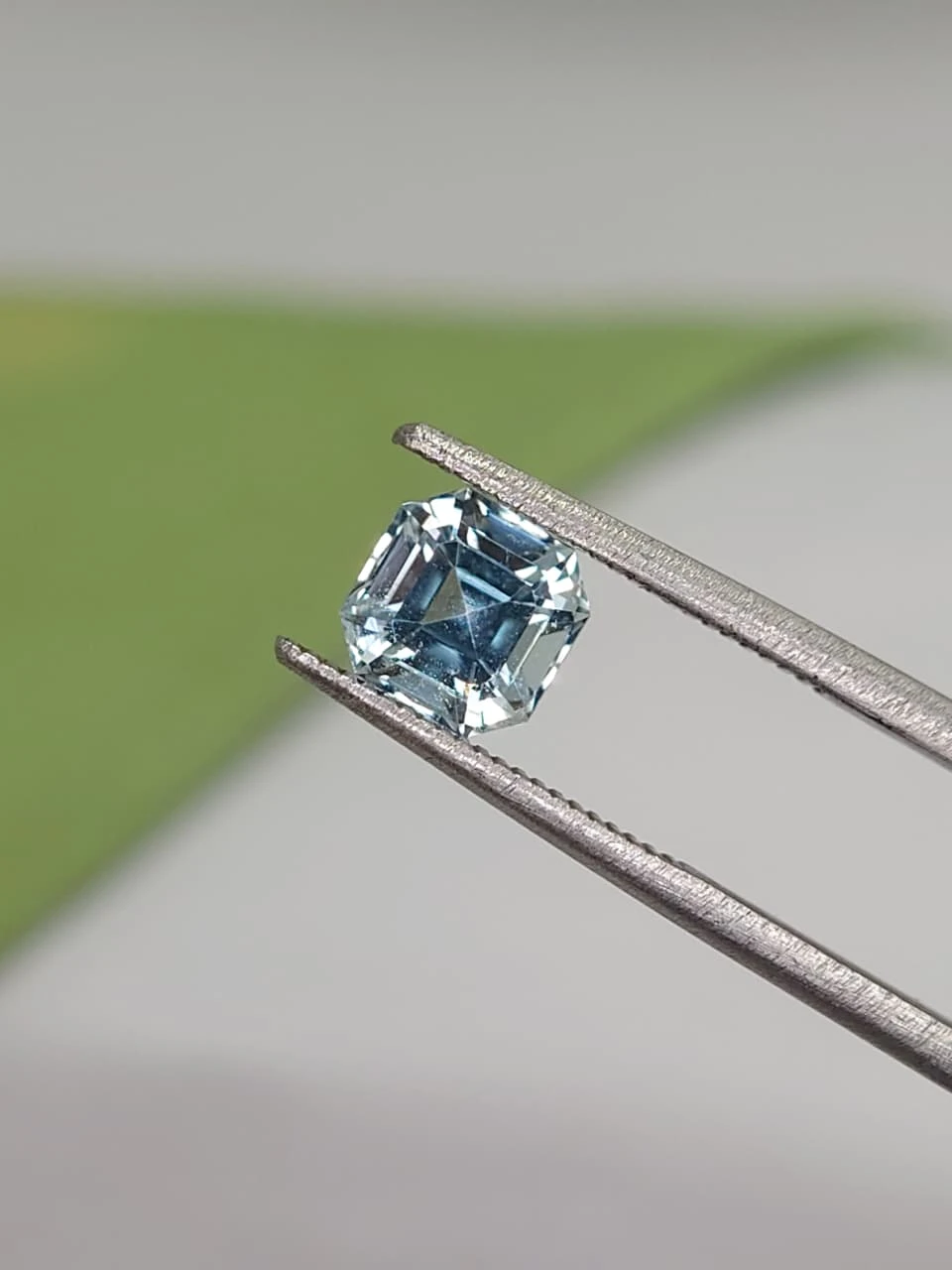 1.1ct Natural Asscher Cut Aquamarine from Skardu Pakistan — view 4